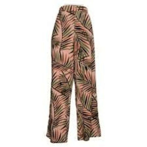 Denim & Co Beach Women's printed Jersey Pull-On Pants With Side Pockets - Picture 3 of 3